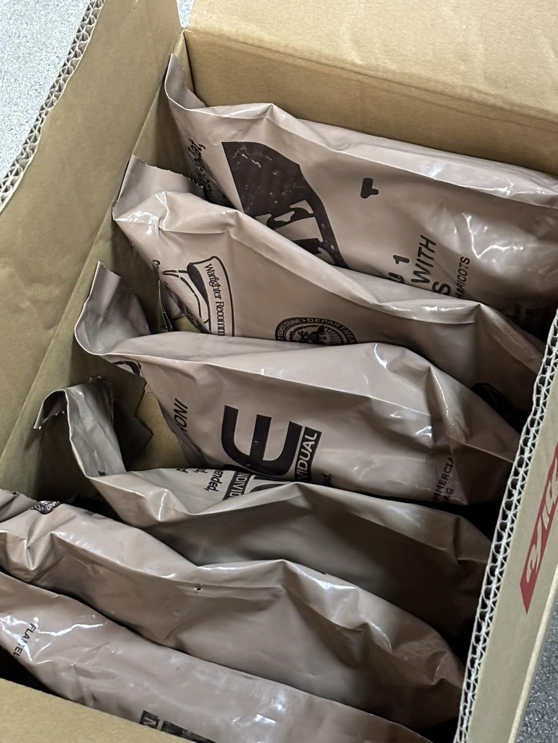 Amazon | 米軍 アメリカ軍MRE レーション (戦闘食) 払い下げ 実物 装備